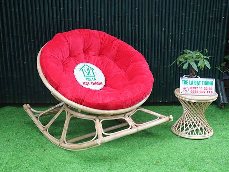 Ghế Mây Bập Bênh - GMBB005
